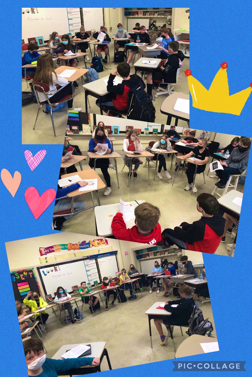 Discussed was Alexander the Great really so great?  Only their 2nd time using the “Socratic Seminar” method and they ROCKED IT! I Love watching them learn from each other.  <a href="/FoxMiddleSchool/">Fox Middle School</a>