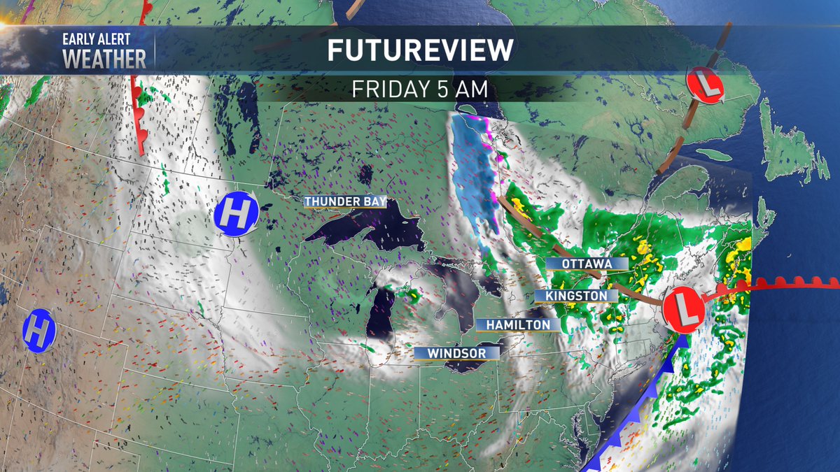 Happy Thursday evening! "Unsettled" remains our weather word. A series of Lows from the south are moving through the area bringing some cooler weather and showers off and on until Monday. There
's a chance of frost as well Friday night as the temp drops below the freezing mark.