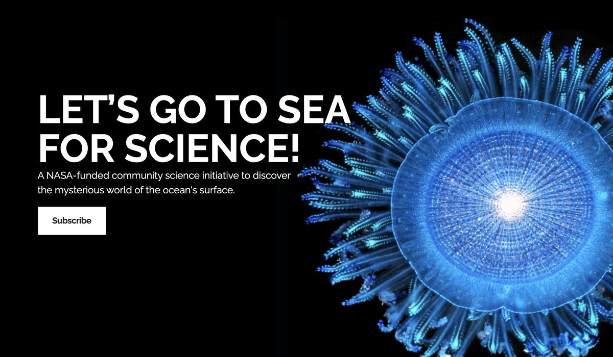 We can only solve the mysteries of the ocean’s surface together. Tomorrow, we’re launching new NASA-funded project to MAKE THIS HAPPEN. We want YOU to go to the beach, go surfing, go sailing, for SCIENCE! More to come, but sign up to join here...  https://mailchi.mp/e403dc0b2f83/goseascience