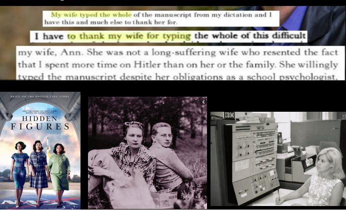 12/ A further step, then, is to II. RECOVER THE *UNCREDITED* CONTRIBUTIONS OF W TO ECONBest known illustration of such trend is Shetterly’s Hidden Figures, as well as  #thanksfortyping movement, which resulted in a just published book  https://www.bloomsbury.com/us/thanks-for-typing-9781350150065/