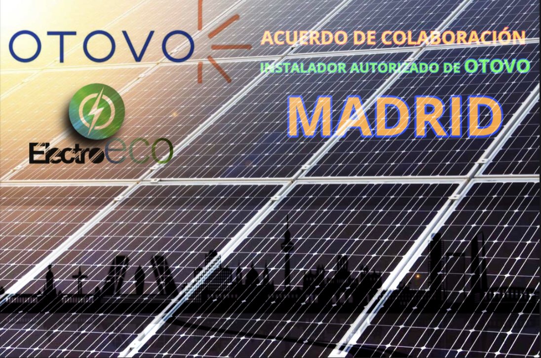 electroecosolar's tweet photo. Acuerdo de colaboración con @OtovoSolar 
¡Hacia un futuro sostenible! https://t.co/ebe1Ugef8v