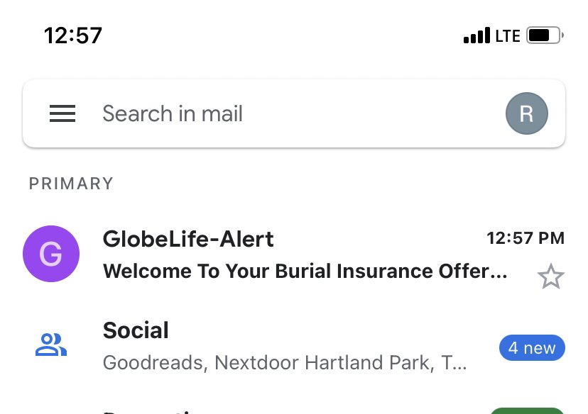 bazelwood's tweet image. Seriously I started getting AARP stuff a  year or two ago. Already moving on to burial? #not40
