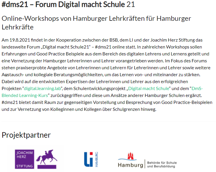 SKB_Geo's tweet image. 📢Am 19.08.2021 findet in Hamburg mit #dms21 ein landesweites Forum zum Thema Bildung in der digitalen Welt statt.☝️ 

Workshops, Austausch- und Vernetzungsrunden von Hamburger LuL für Hamburger LuL!

Mehr Infos:  digitalmachtschule.de/dms21/

#twlz #digihh #eduhh