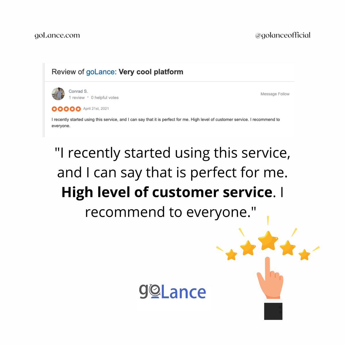 golanceofficial's tweet photo. High level customer service. 🤩💪🏽
#freelance #freelancer #freelancelife #freelancelifestyle #freelancework #freelancestylist #freelancetofreedom #freelancerdesigner #freelancewriting #work #workhard #workoutmotivation #workfromhome #working #workoutfit #workoutquotes #reviews https://t.co/EwZkKMMS4I