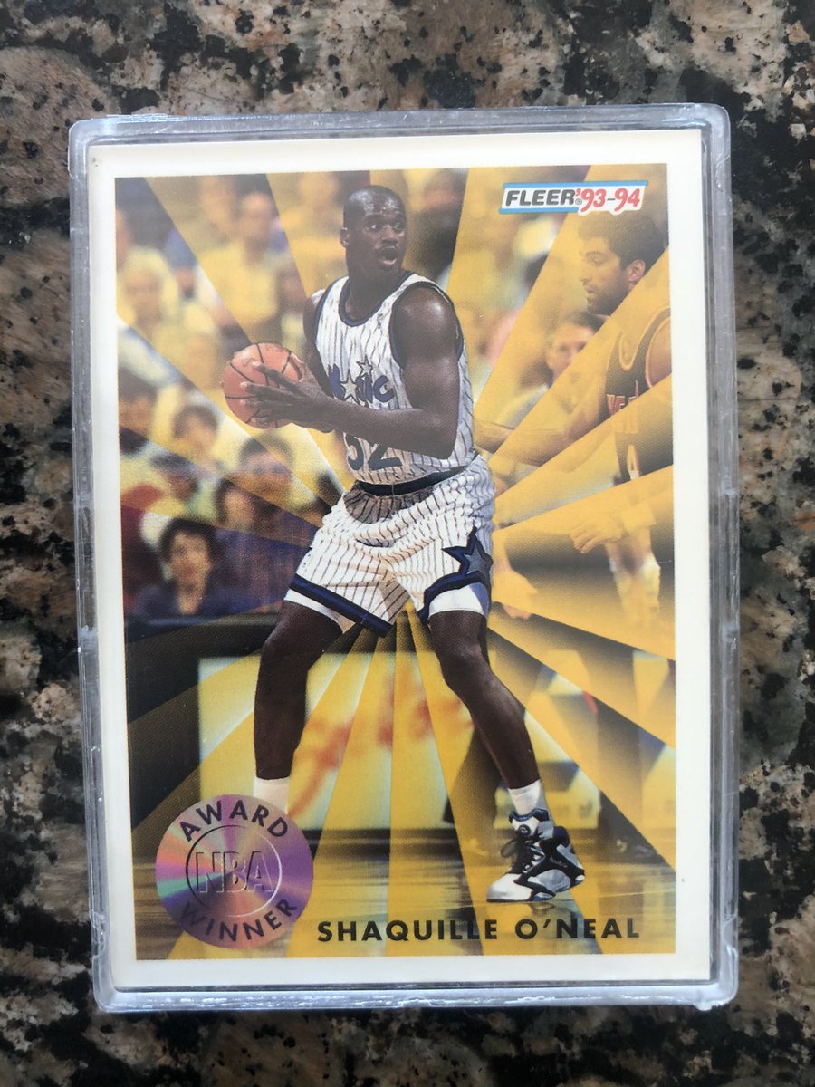 ArizabalYancy's tweet photo. I love @SHAQ  that I collect lots of cards . This is the high value one . Who wants them #nba #nbatradingcardscollection #sale https://t.co/cfwAK6kGqv