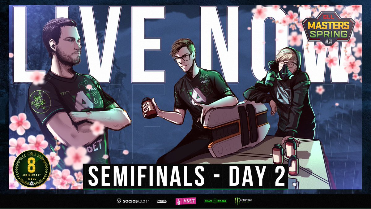 theAllianceGG's tweet image. Day 2 of the GLL #MastersSpring semi-finals!

Lets give Season 8 the send-off it deserves!👋😎
📺 twitch.tv/alliance_hakis…

#LongLiveAlliance #ApexLegends