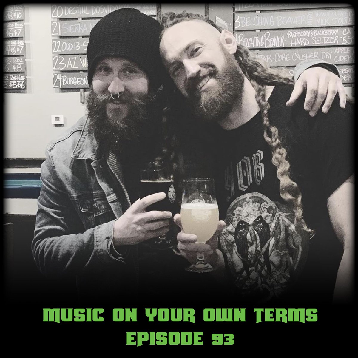 MusicOnYourOwn1's tweet photo. Episode 93 was with Andy &amp; James of @BCInitiate
https://t.co/DmsPNqzOGo!
#12WestBrewing #Anxiety #BalaguerGuitars #Beer #CenturyMedia #DeathMetal  #Godzilla #Guitar #Guitarist #KemperProfiler #Metal #MongolianThroatSinging #Musicians #Prog #ProgressiveMetal #Replacire #Podcast https://t.co/z3wWu8vW51
