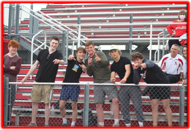 The best fans in the business! That's right WE SEE YOU!!! <a href="/RoseHillPride/">Rocket Nation</a> <a href="/rhathleticscom/">rocketathletics.com</a>