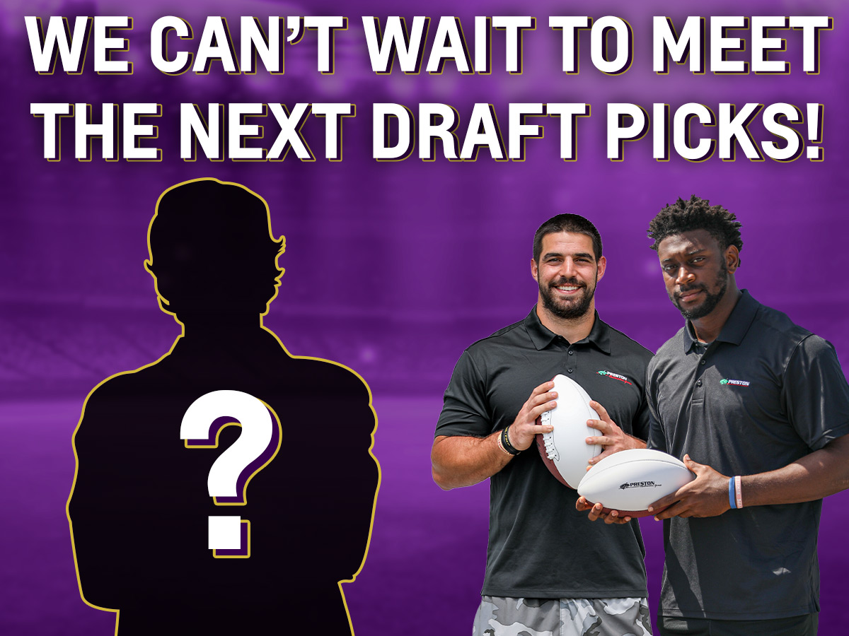 We're hoping that the Baltimore football team snags someone as talented as our friends Mark Andrews and Patrick Queen this year! We can't wait to meet our newest superstar!