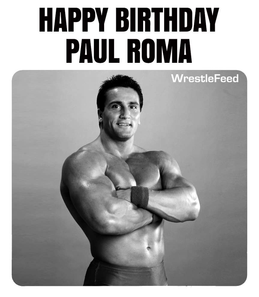 Old School WWF Veteran Paul Roma celebrates his 61st birthday today. HAPPY BIRTHDAY    