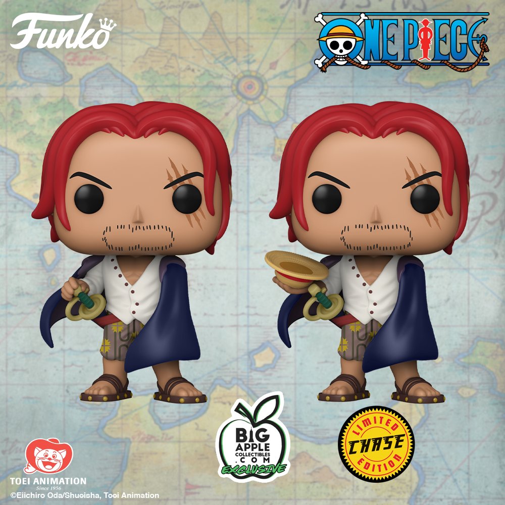 Funko on X: Coming Soon: Pop! Animation: One Piece - Shanks (Big Apple  Collections exclusive.) Pre-order this treasured exclusive now!   #Funko #FunkoPop #OnePiece @BACStore @ToeiAnimation   / X