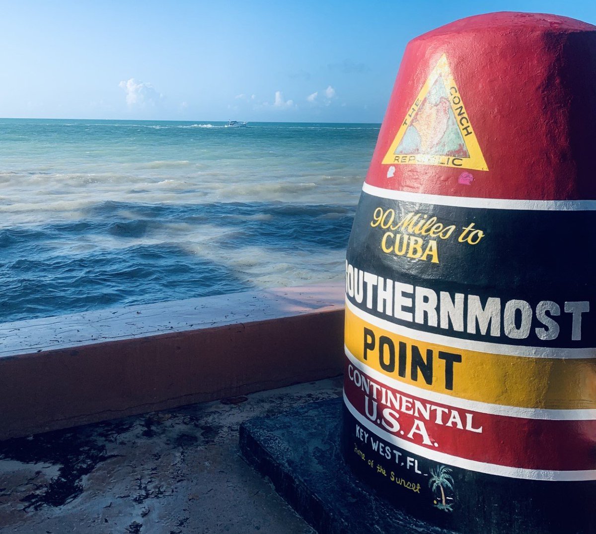 (1/3): Sea Machines' data-collection vessel Skymark has reached the Southernmost Point of the continental United States, in Key West, Florida. After cutting across the state through Lake Okeechobee and cruising by Tampa, she reached the Keys, a destination that marks ...