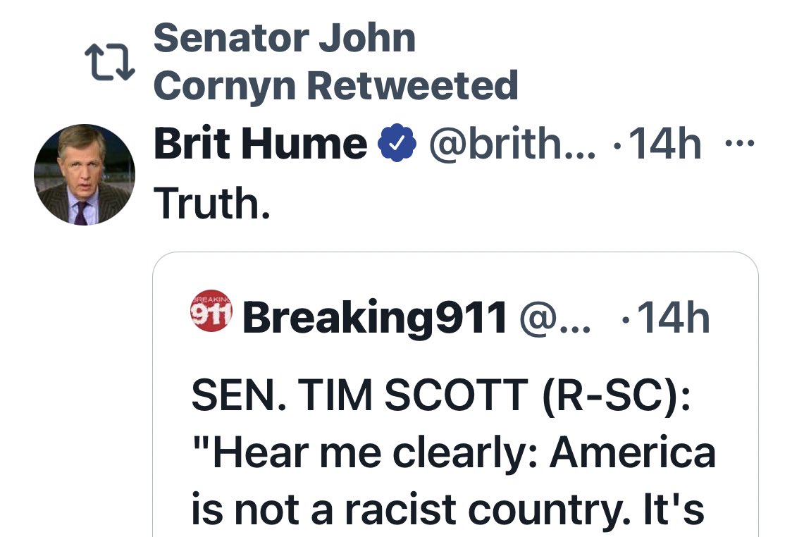 Here2eternitiOG's tweet photo. JohnCornyn has some serious problems with comprehension.
#CornynIsCorrupt
Cornyn doesn’t make good choices.
#UncleTim https://t.co/VriPl6aG6D