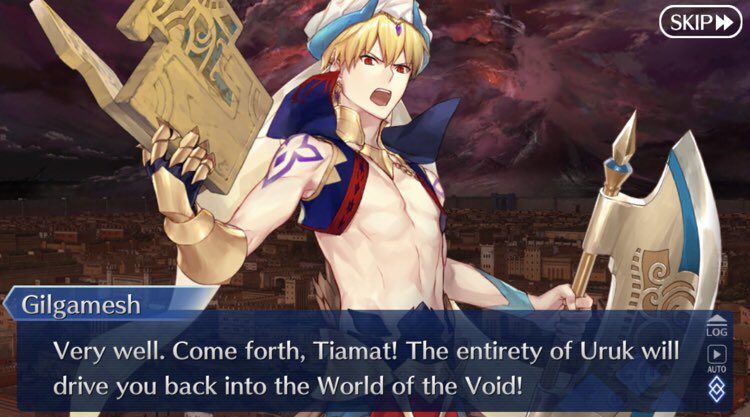 Even in the face of utter helplessness Gilgamesh never wavers always believing that the tide can be turned in his favor. Even as the last living being in Uruk staring down Tiamat the mother of Mesopotamia he still says to her Uruk will be her grave.