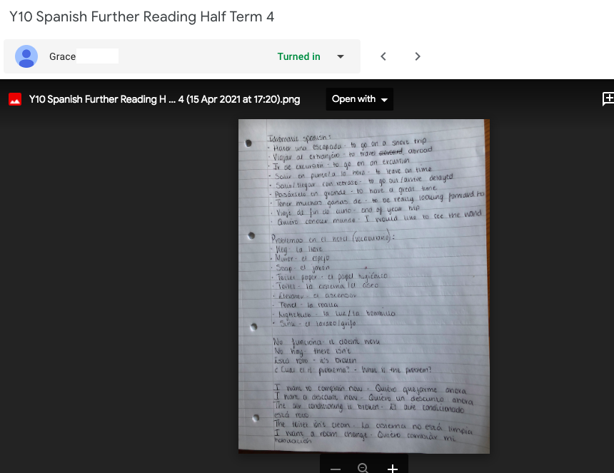 Mrs Hesford (@mrshesford) on Twitter photo So proud of Grace D @BCA_Y10 and her commitment to learning Spanish beyond the classroom. She's completed every aspect of the most recent Further Reading and is already previewing future knowledge. Such an outstanding linguist who I can't wait to see go on to study πͺπΈ at a-level So proud of Grace D @BCA_Y10 and her commitment to learning Spanish beyond the classroom. She's completed every aspect of the most recent Further Reading and is already previewing future knowledge. Such an outstanding linguist who I can't wait to see go on to study πͺπΈ at a-level