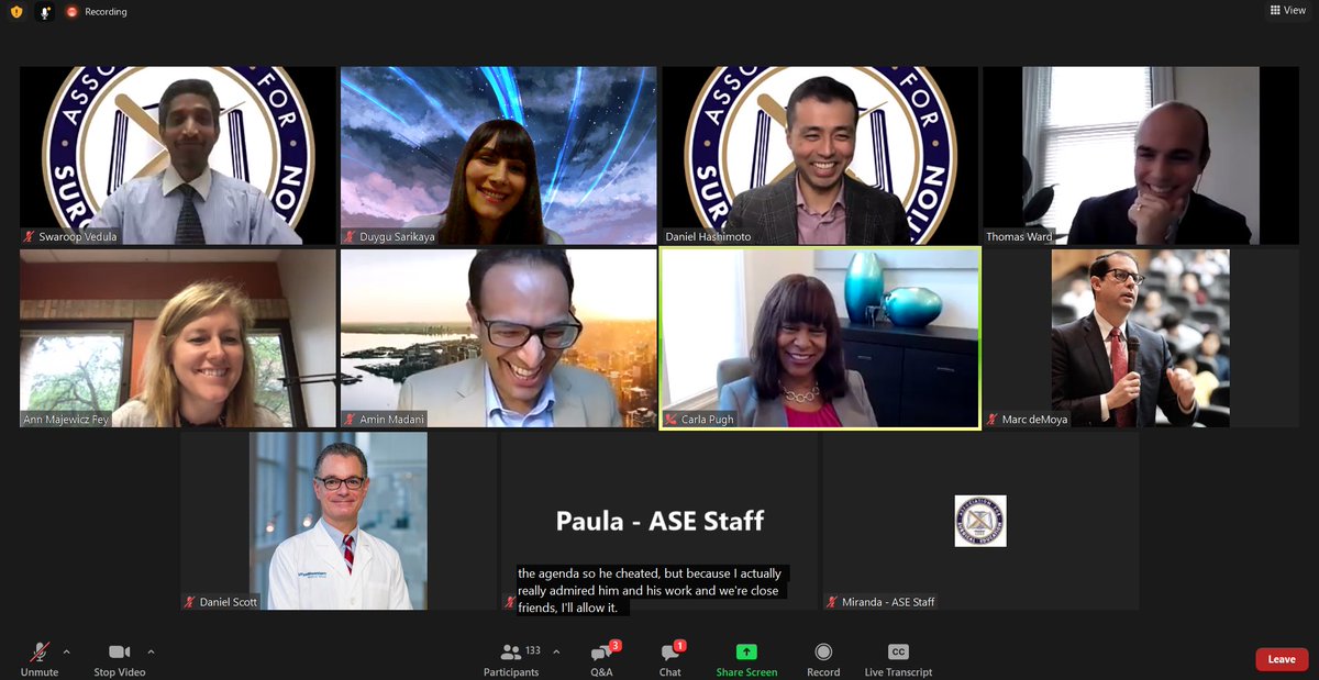 Duygu Sarikaya (@duygu_sarikaya) on Twitter photo Well, #ASE2021 debate on #AI: Friend or Foe was fun :) <a href="/Laparoscopes/">Dan Hashimoto, MD MS FACS</a> <a href="/CarlaPughMDPhD/">Carla Pugh MD PhD</a> <a href="/aminmadaniMD/">Amin Madani MD PhD</a> <a href="/thomas_m_ward/">Thomas Ward</a> Swaroop Vedula
& Ann Majewicz Fey <a href="/Surg_Education/">Association for Surgical Education</a> Well, #ASE2021 debate on #AI: Friend or Foe was fun :) <a href="/Laparoscopes/">Dan Hashimoto, MD MS FACS</a> <a href="/CarlaPughMDPhD/">Carla Pugh MD PhD</a> <a href="/aminmadaniMD/">Amin Madani MD PhD</a> <a href="/thomas_m_ward/">Thomas Ward</a> Swaroop Vedula
& Ann Majewicz Fey <a href="/Surg_Education/">Association for Surgical Education</a>