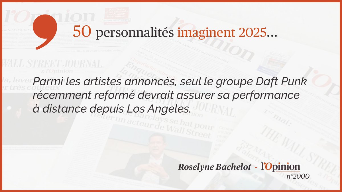 N°2000  50 personnalités imaginent 2025...Notre-Dame sera reconstruite et accueillera des concerts, raconte  @R_Bachelot.   https://www.lopinion.fr/edition/politique/roselyne-bachelot-en-2025-programmation-premiere-nuit-notre-dame-enfin-242616