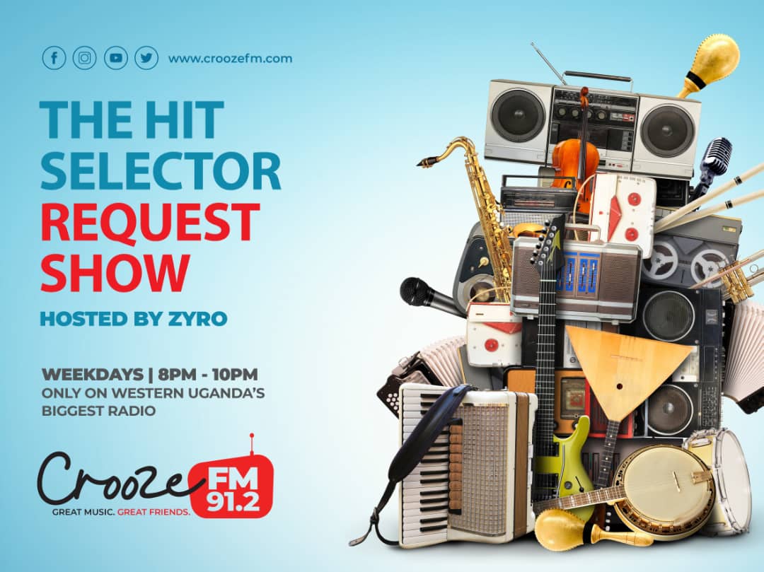 🎼#TheHitSelector🎧 Proudly 
🤝@MTNUG everywhere you go 
👉Online croozefm.com ☎ 0780912910 📞 0752912912 #MTNFreedom bundles Dial *150*6# #MTNinternet #MTNPulseDoYou #MTNPulse  #Onairnow HitSelector Zyro