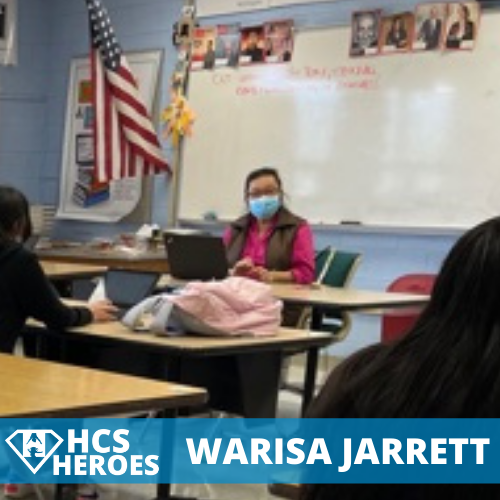 Today’s #HCSHeroes Spotlight is Warisa Jarrett, an ESL teacher at Ooltewah High School. Mrs. Jarrett, who has taught in HCS for over 20 years, is being recognized for her positive impact on students learning the English language.

Read more: facebook.com/HamiltonCounty…
