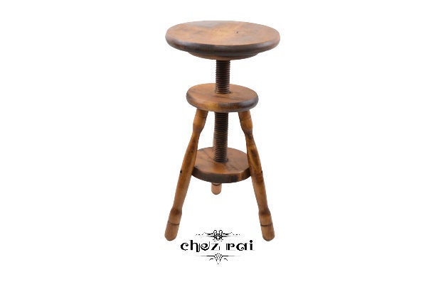 Chezrai1's tweet image. Excited to share the latest addition to my #etsy shop: Vintage French Found Wooden Swivel Height Adjustable Screw Artist Workstool Piano Stool Chair Plant Display Home Decor / Chez Rai etsy.me/3e1gllm #brown #workstool #adjustablestool #pianostool #artistsstool