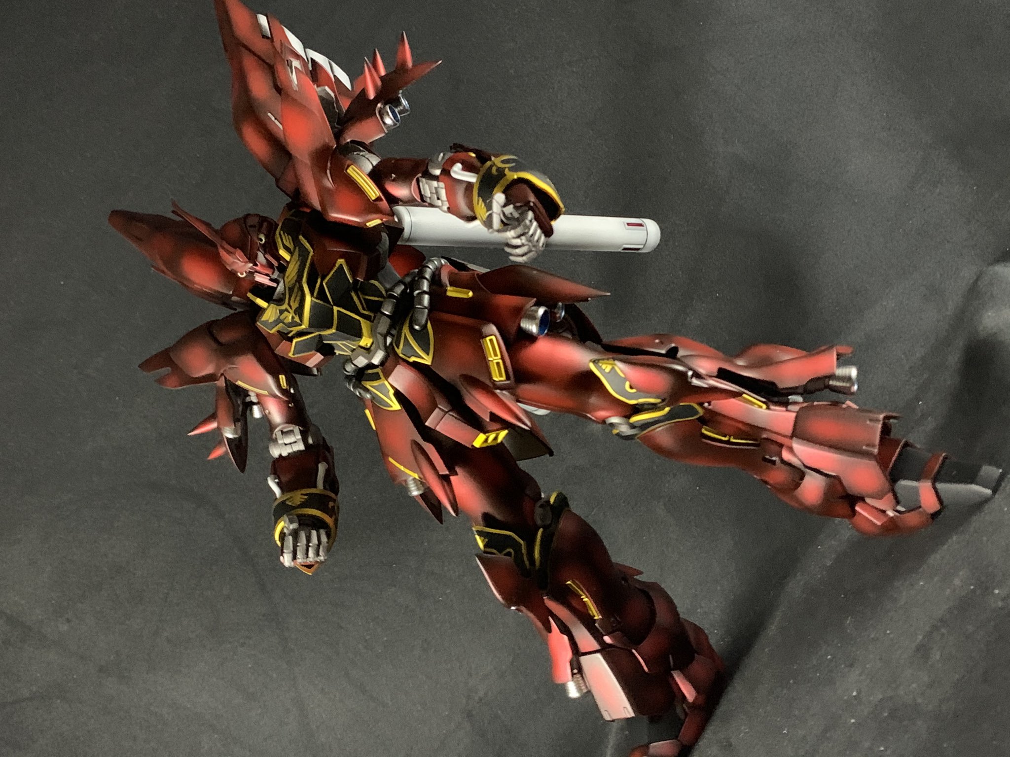 【ラスト1点】MG シナンジュ \"匠studioカスタム\" キャンディ塗装完成品 MG シナンジュ 