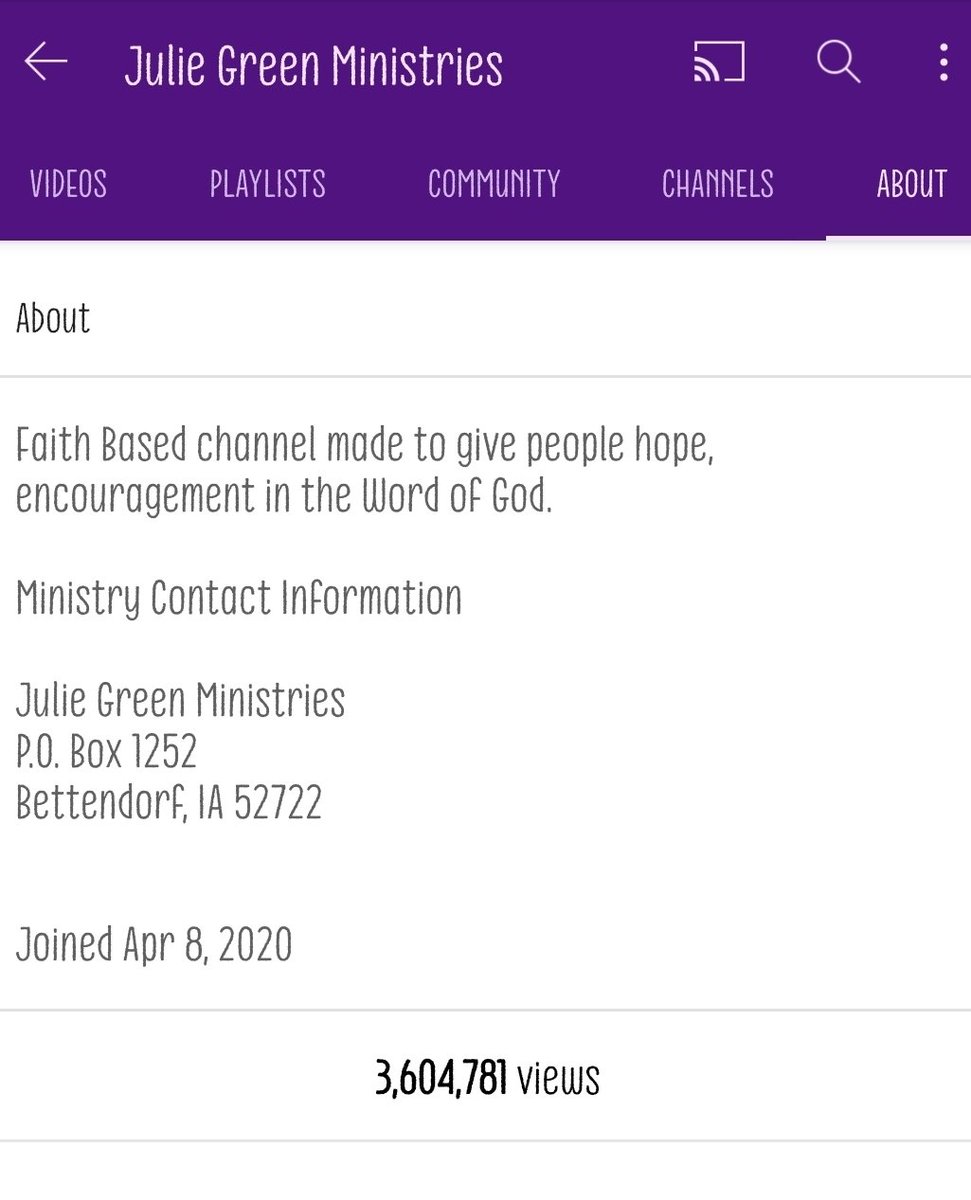 This lady posts daily updates & commentary on several states including  #ArizonaAuditShe links the Gateway Pundit in just about every video. She needs to be removed from YouTube.These "churches" / "ministries" need oversight-this isn't worship.