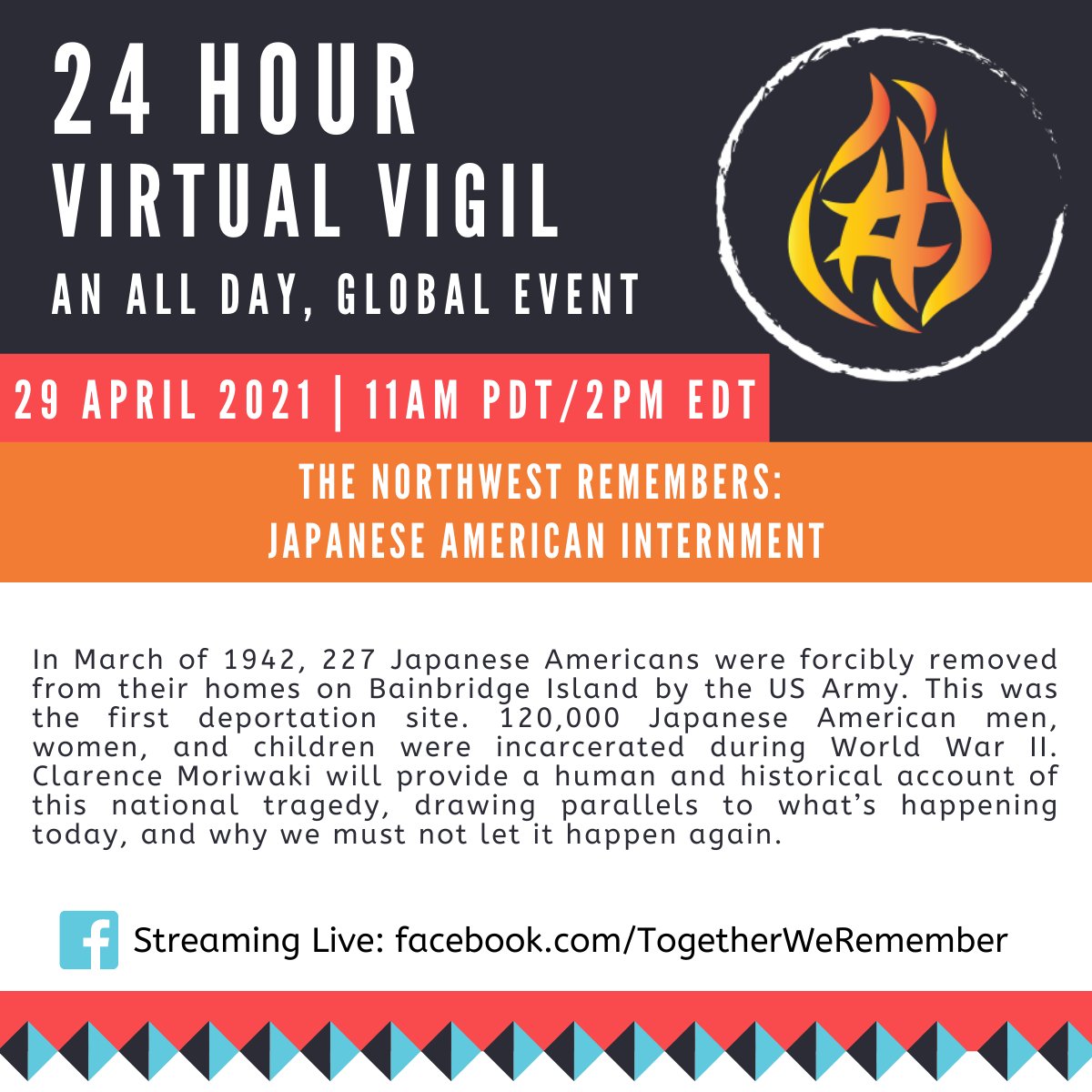 We're LIVE with <a href="/cincyhhc/">The Holocaust & Humanity Center</a> as the TWR vigil travels to the USA in its 15th Hour. Tune in to join the conversation:
facebook.com/TogetherWeReme…

#GenocideAwarenessMonth #TogetherWeRemember