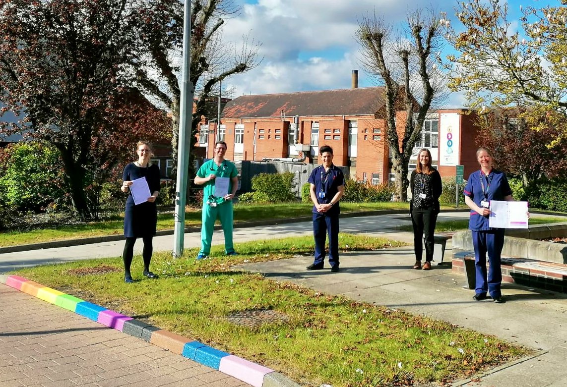 Celebrating success on evaluating the deteriorating patient proforma with completion entry to the HSJ Awards 🤞 Led by the Patient Safety ART Fellows and supported by R&amp;R