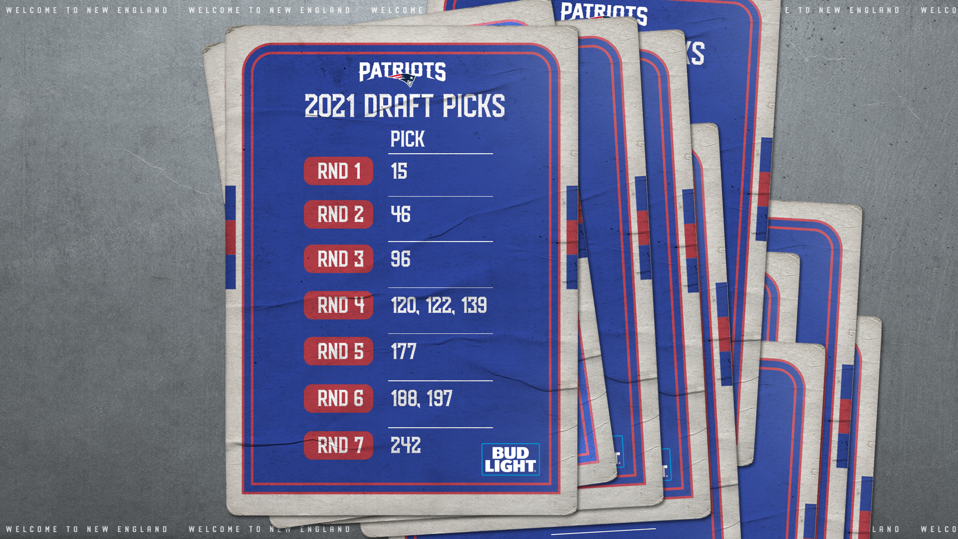patriots draft order 2022