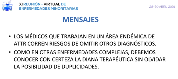 Interesantísima la conferencia magistral del Dr. Julián Fernández Martín del S. de Medicina Interna del H. Álvaro Cunqueiro (Vigo) sobre la Medicina de Precisión en el Diagnóstico de las Amiloidosis. #EnfermedadesMinoritarias #SEMITuit