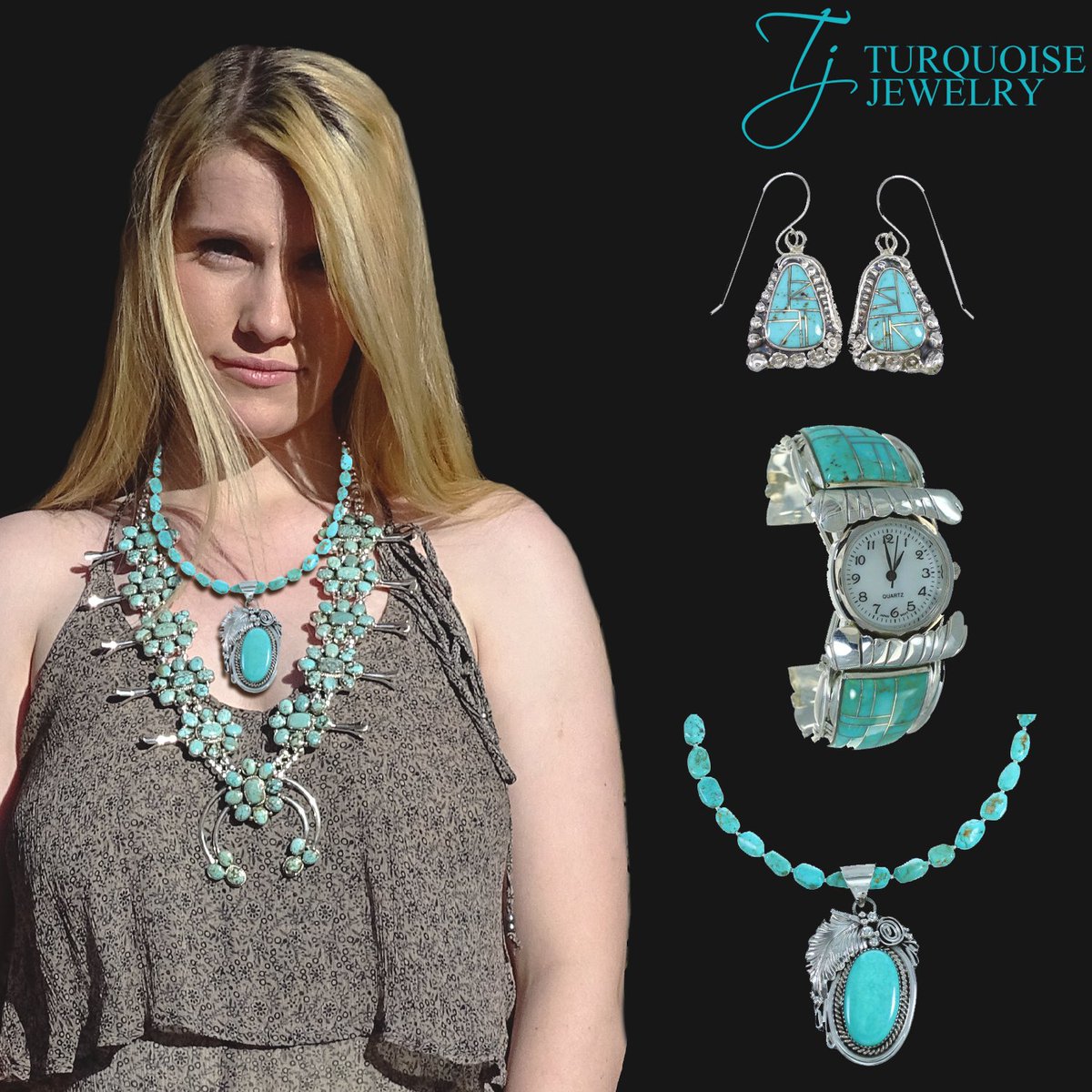 [NEW COLLECTION]
A Squash Blossom Necklace is the perfect accessory to complete any outfit or collection!

💙 Tap To Shop &amp; Check Our Full Site
turquoisejewelry.com