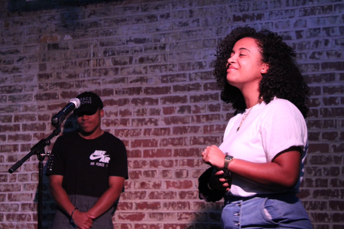CollegeMic's tweet photo. July 7th, 2019 was a night to remember, Sunday we makin more memories. Link in the bio #ThrowbackThursday #cnom #cnomlive #poetry #barz https://t.co/IHA2fsJ9Nl