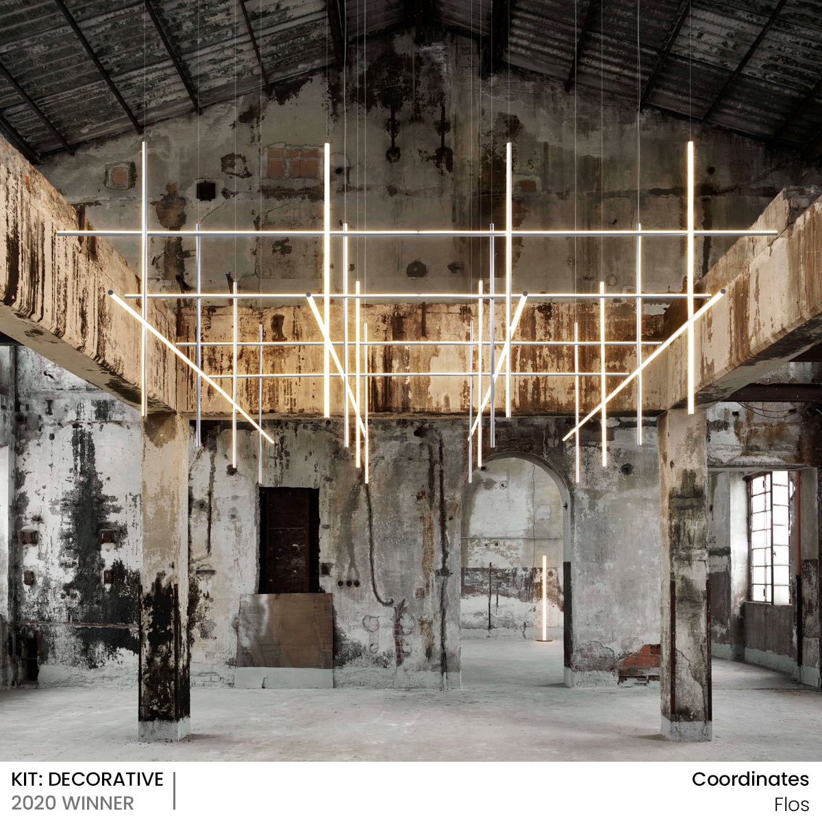 Winner of the product category KIT: Decorative is… Coordinates by Flos!

#lightingawards #darcnight #lighting #architecturallighting #decorativelighting #2020winners #darcawards