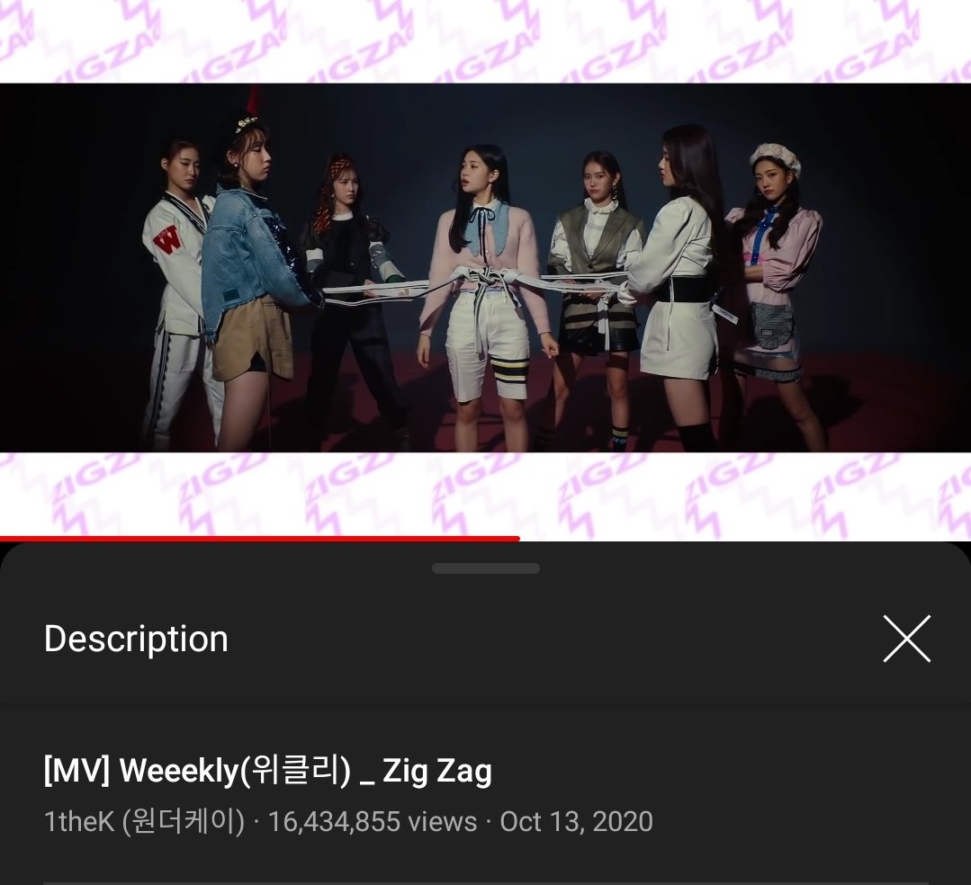 the YouTube views.. tbh i never thought they could ever be this popular in this short amount of time. they're not from a well-known company and they were not well-known in predebut years either. but still.. tag me(debut) - 16.6Mzig zag - 16.4Mafter school - 39.1M
