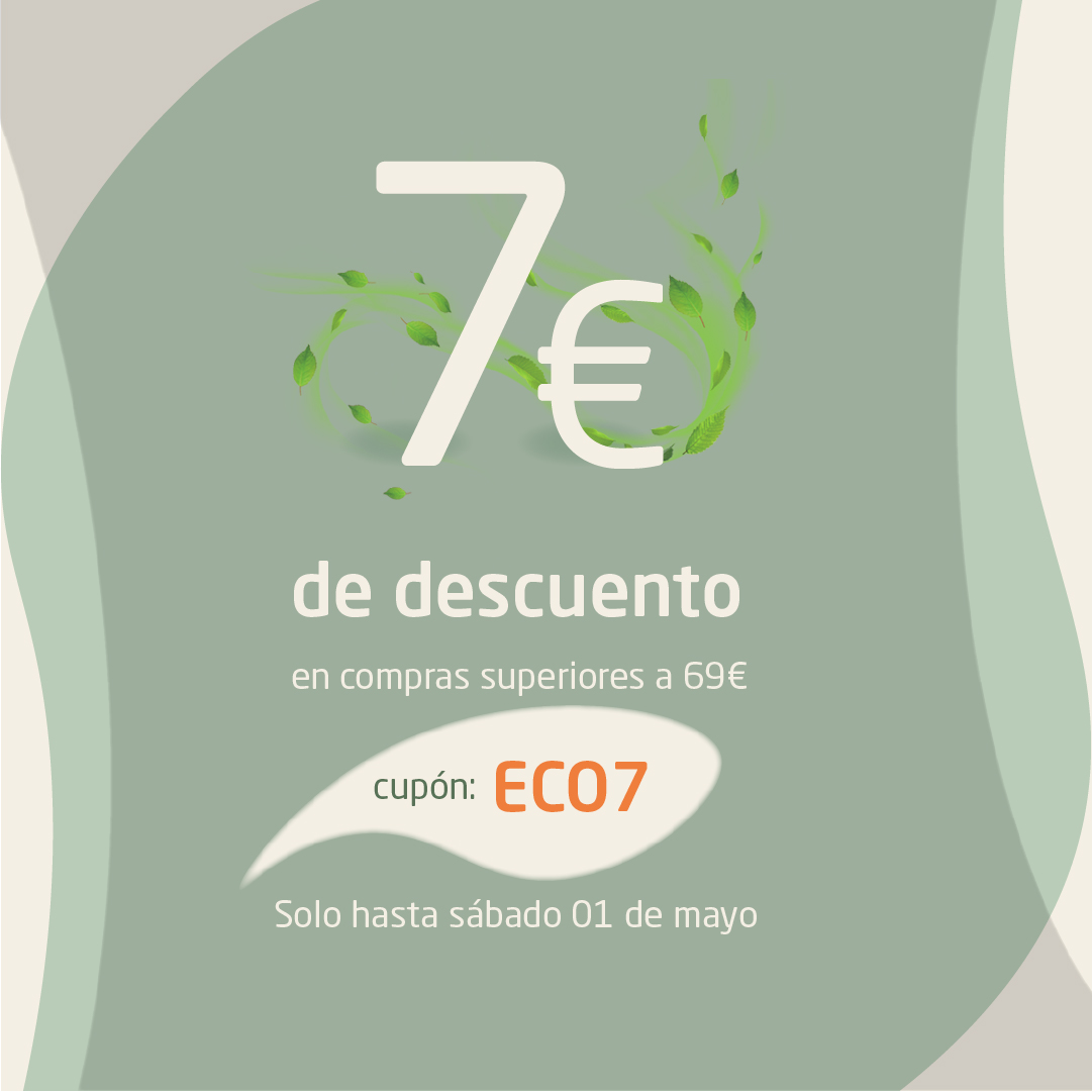 Estamos siempre pensando en vosotros🧡, es por ello que te traemos 7€ de descuento en nuestra tienda online, para compras superiores a 69€, hasta el sábado 01 de Mayo.
Recuerda utilizar el código: ECO7 🍃
¡Disfrútalo!
tienda.ecocentro.es

#ecocentromadrid #tiendaonline