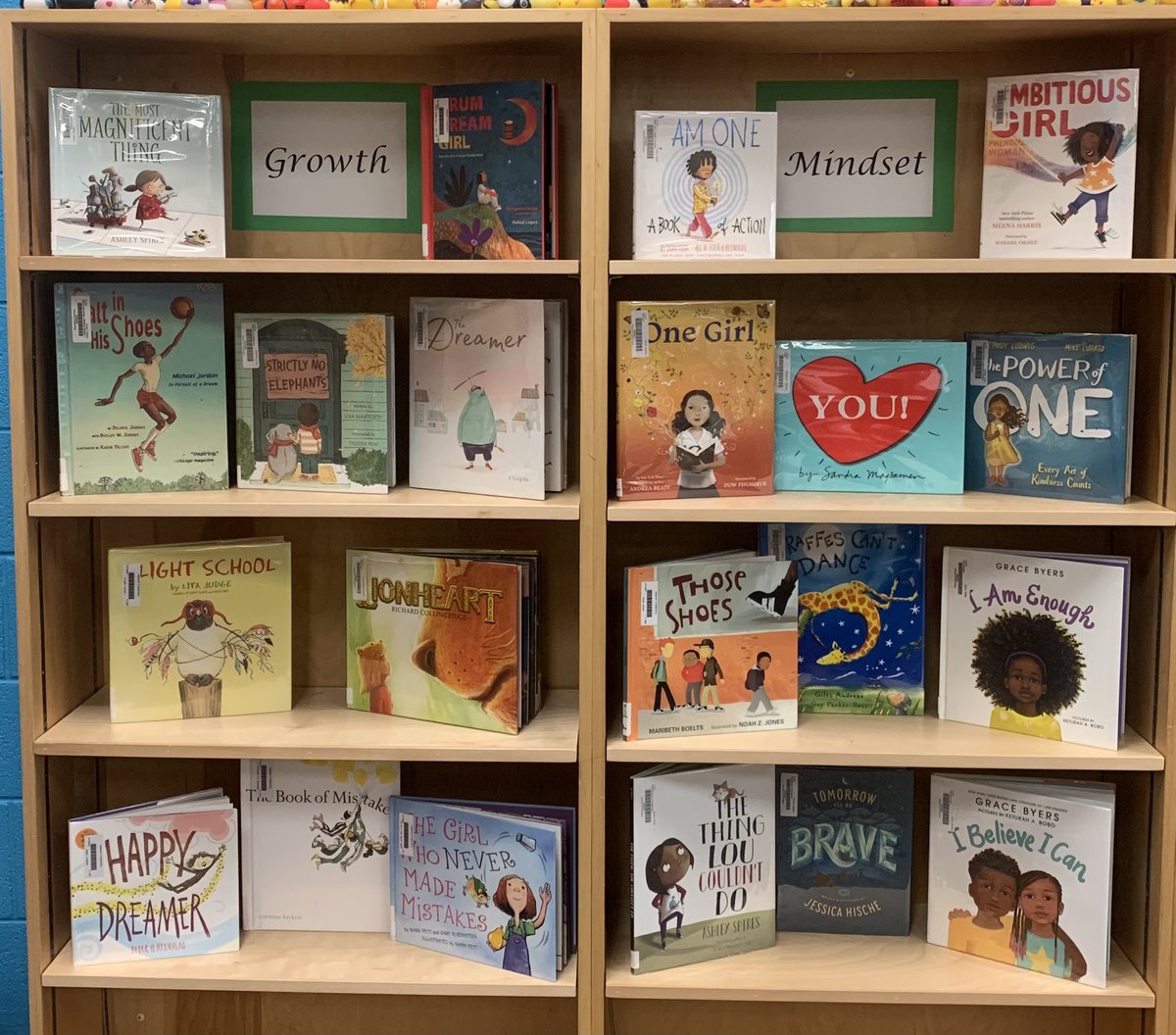 Setting up displays in the #DFL library to help with the next few weeks. This Trauma Informed Library Initiative has been very helpful this year. #schoollikenoneother <a href="/LanaSheltonLow/">Lana Shelton-Lowe</a>