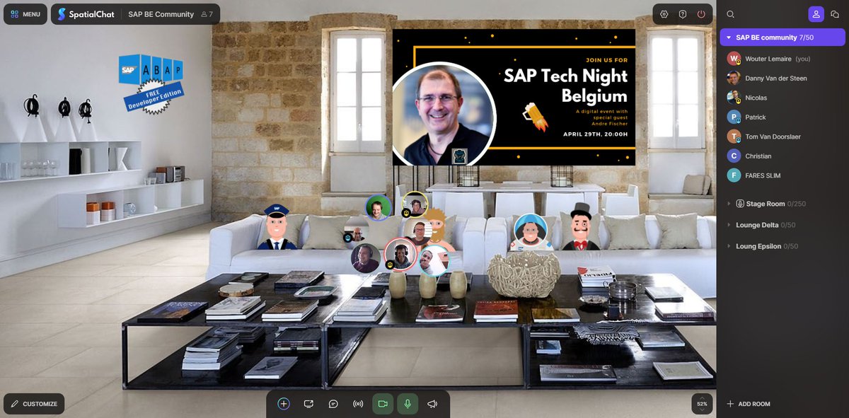 @nicgoris <a href="/SAPCommunity/">SAP Community</a> <a href="/sitbru/">🇧🇪 SAP Inside Track Belgium</a> <a href="/TomVanDoo/">Tom Van Doorslaer</a> One with the complete design of our #SAPCommunity room thanks to <a href="/annkoolen/">annkoolen</a>