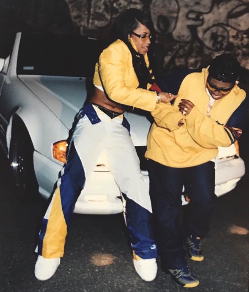 Aaliyah and Missy Elliott, 1998.