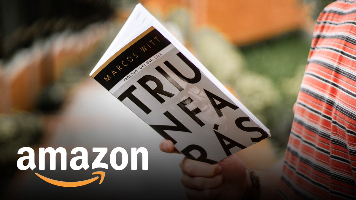 🎉🎉 "Triunfarás" Ahora disponible en Amazon! amzn.to/3gOmral