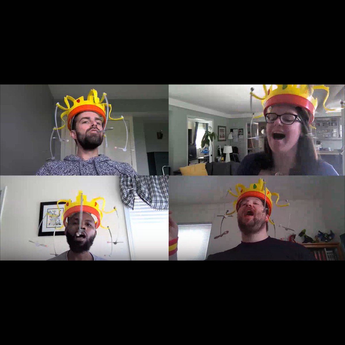 AccumTech's tweet photo. During quarantine, we have found ways to stay connected and have fun. Every Wednesday, we host, virtually of course, our Spring Into Action Games. Presenting to you, the Chow Crown Challenge!
Cupcake Warriors 
Hogan’s Heroes https://t.co/1dbg7cx3Bw