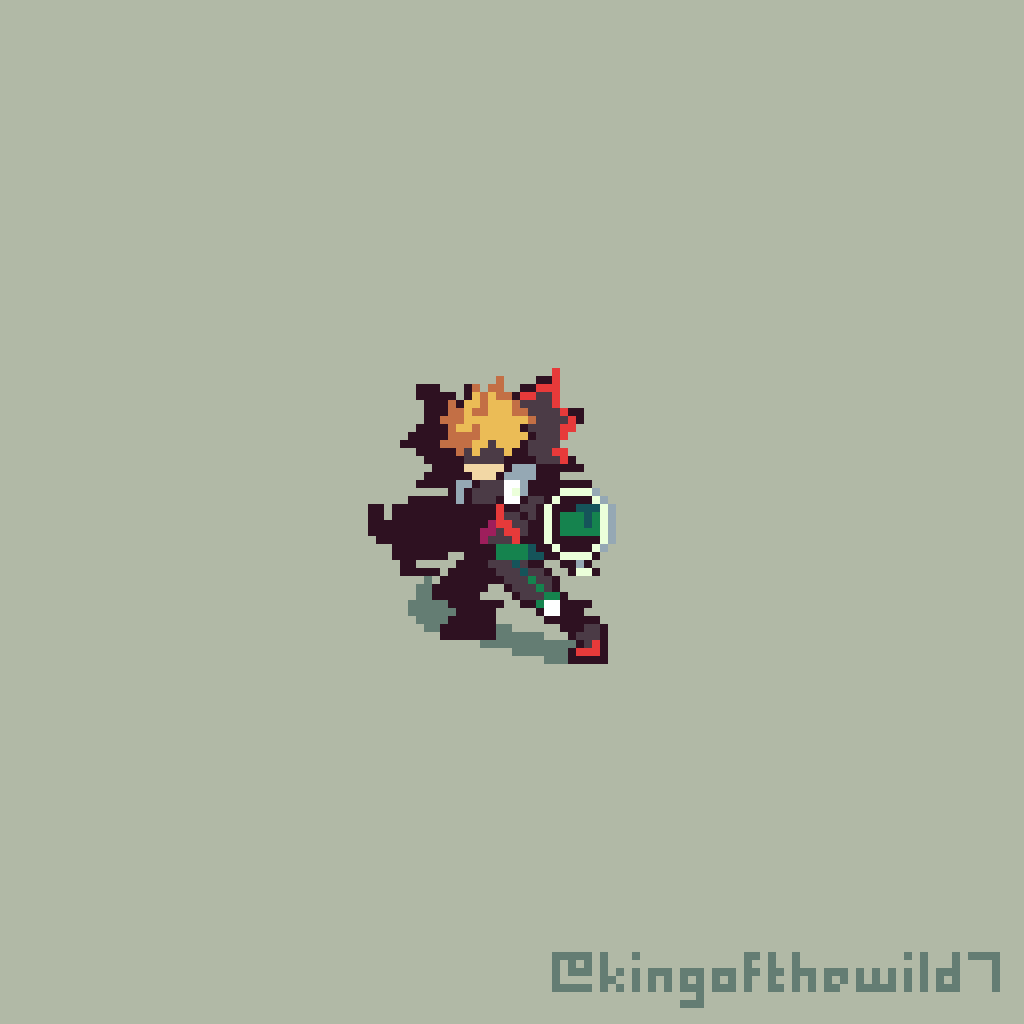 King on X: #bakugo from #BNHA #fanart #pixelart #Pixel #art  #artistsontwitter #anime #Hero  / X