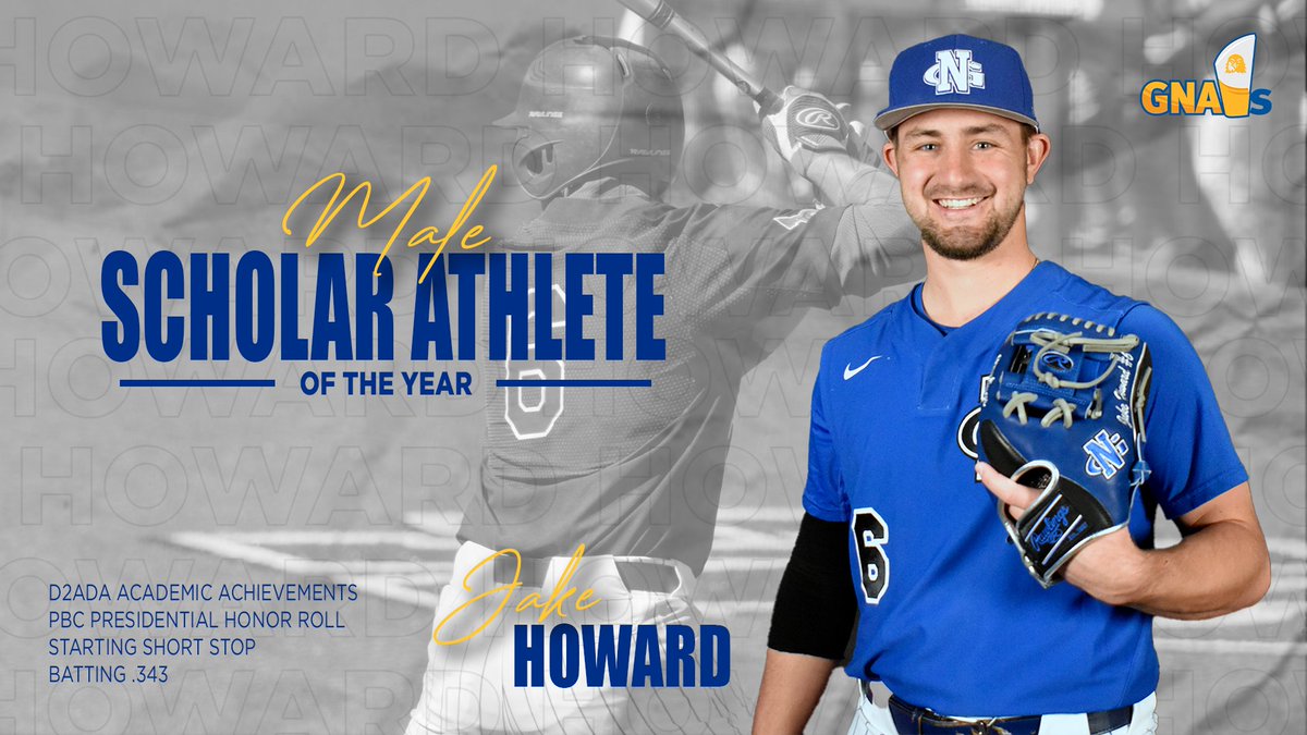 UNG_Nighthawks's tweet image. Finally, our male scholar athlete, awarded to the male with a cumulative GPA of 3.5+ that is a full-time student at UNG for 2+ years, goes to … @UNGBaseball’s Jake Howard!!! #GNAW21