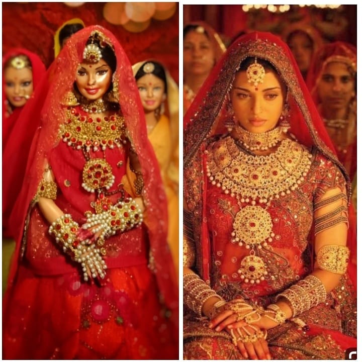 Doll versions of #AishwaryaRai 's look from #JodhaaAkbar via fashionista.ensemble's IG 😍💪
#AishwaryaRaiBachchan ❤️