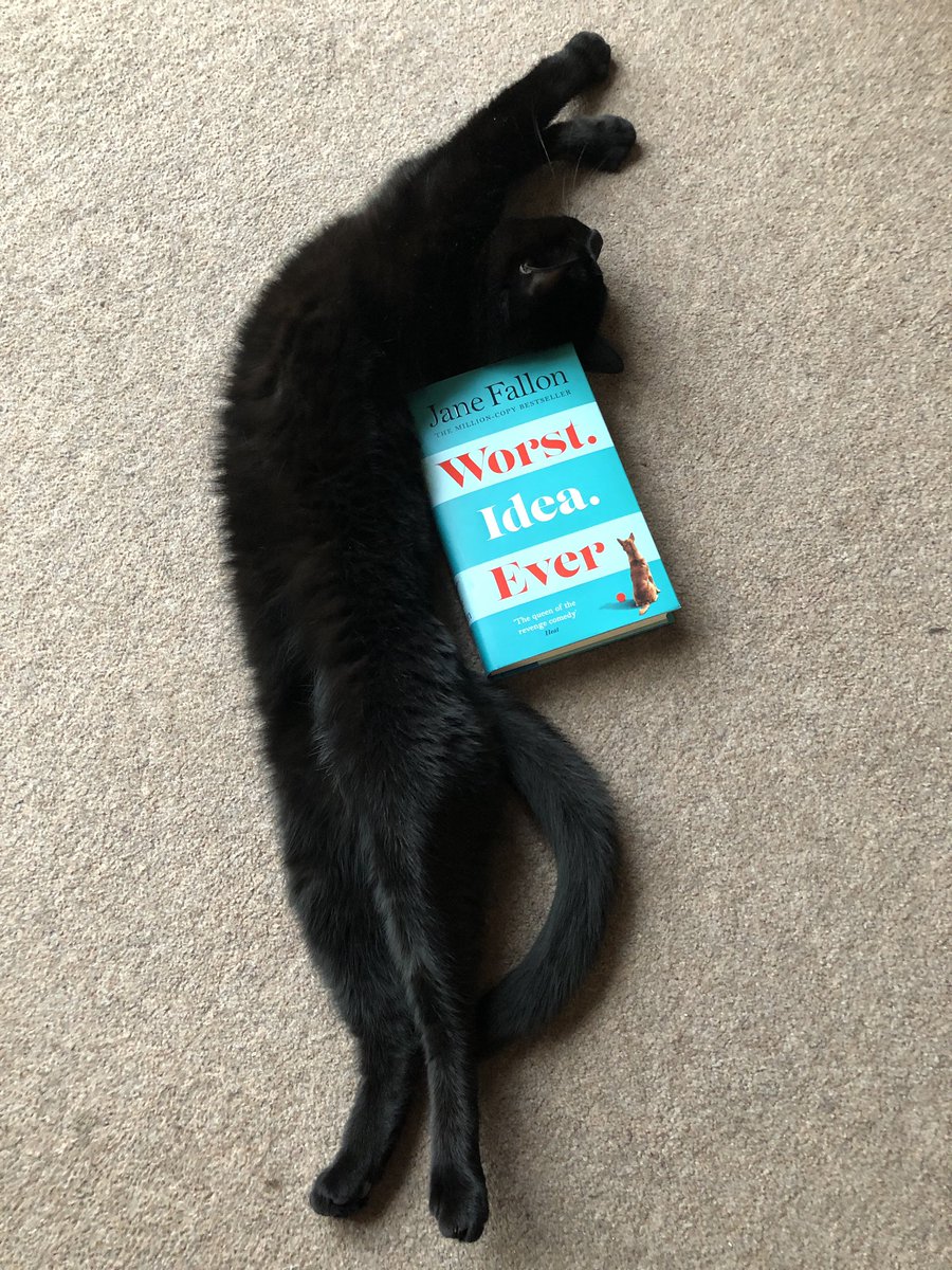 ElsieFallon's tweet image. Look what just arrived!! @JaneFallon Can’t wait to curl up with Jasper and read it!! #WorstIdeaEver #PromoPets