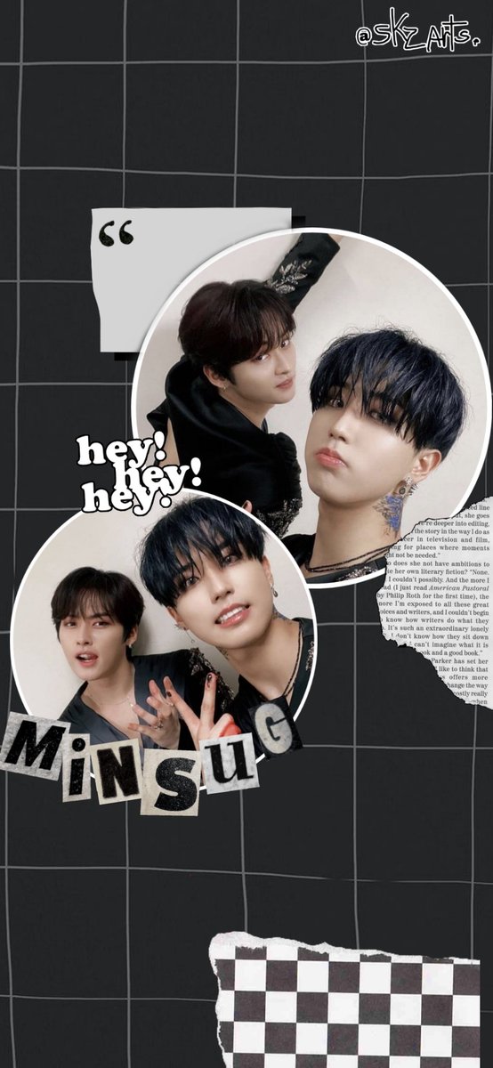 Edit S Skz S Tweet Wallpaper Minsung Stray Kids Skz Aesthetic Lockscreen Jisung Minho Han Lee Know Black White Selca Soft Kingdom Trendsmap