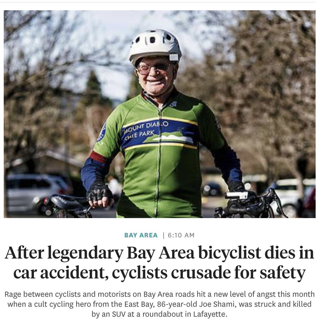 Look how the story is sold on their homepage. A local legend was tragically killed by a driver. Putting aside journalistic blunders about calling it an accident and the lack of human agency, what does motorists' feelings about cyclists have to do with this story. Hint: Nothing.