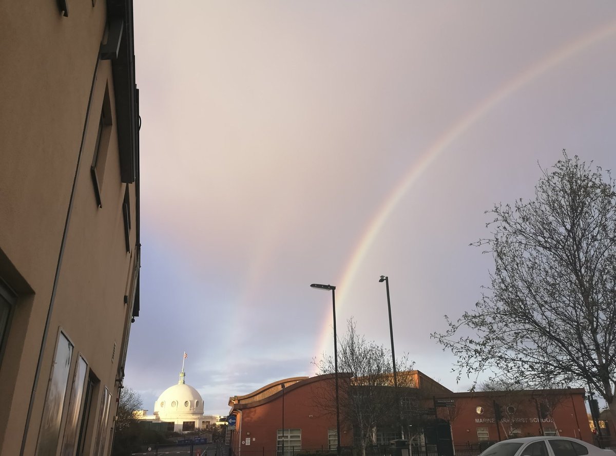 Always a #rainbow over <a href="/marine_school/">Marine Park First School</a> ❤️#ourwhitleybay