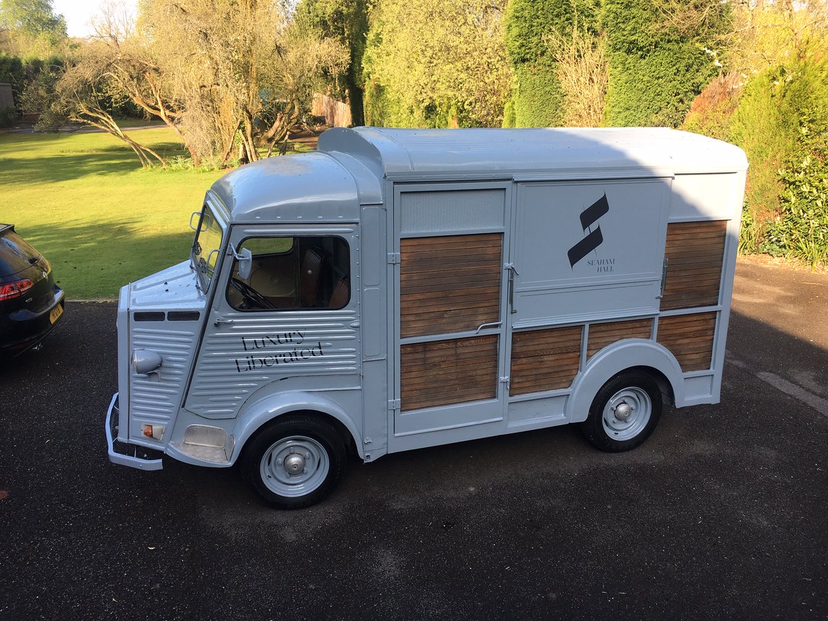 Leaving us today and on its way to <a href="/SeahamHallHotel/">Seaham Hall</a> for its new life! Many thanks from all <a href="/HVanworld/">HVanworld</a>