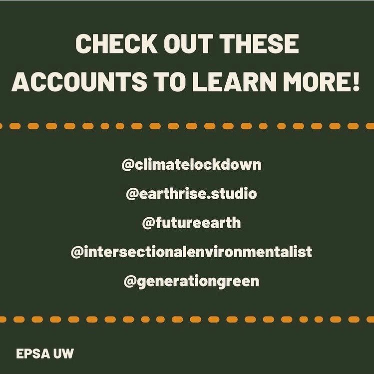 Environmental Policy Student Association at UW tweet media