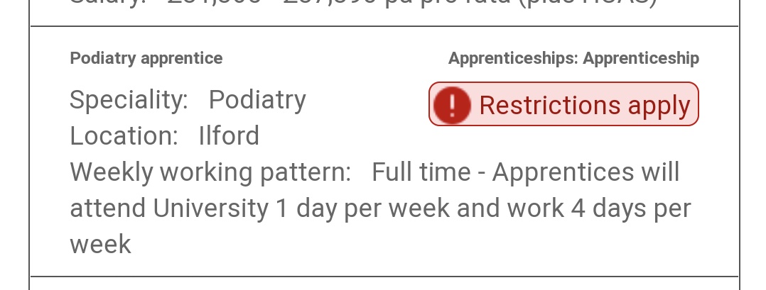 NELFT_AHP's tweet photo. We have some new AHP #apprenticeship opportunities open to our fantastic colleagues currently in band 2-4 roles at #NELFT.

We'd love you to develop with us as a registered #AHP. Take a look 👇

https://t.co/vSW4XGF0tA https://t.co/ssY3FCiYdI